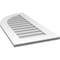 Ekena Millwork Quarter Round Top Left Surface Mount PVC Gable Vent w/ 3-1/2"W x 1"P Standard Frame, 18"W x 38"H GVPQL18X3801SN - alternate 3